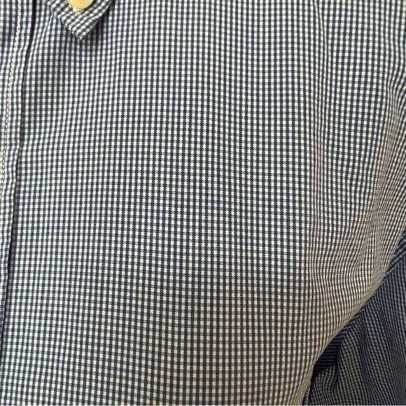 J. Crew 2-ply 100% cotton blue/white button down men’s casual shirt size L - Picture 5 of 6
